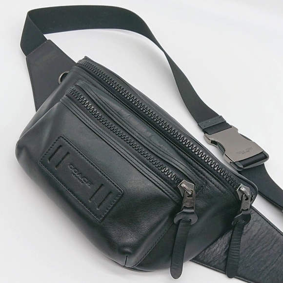 Coach Black Leather Crossbody Bag